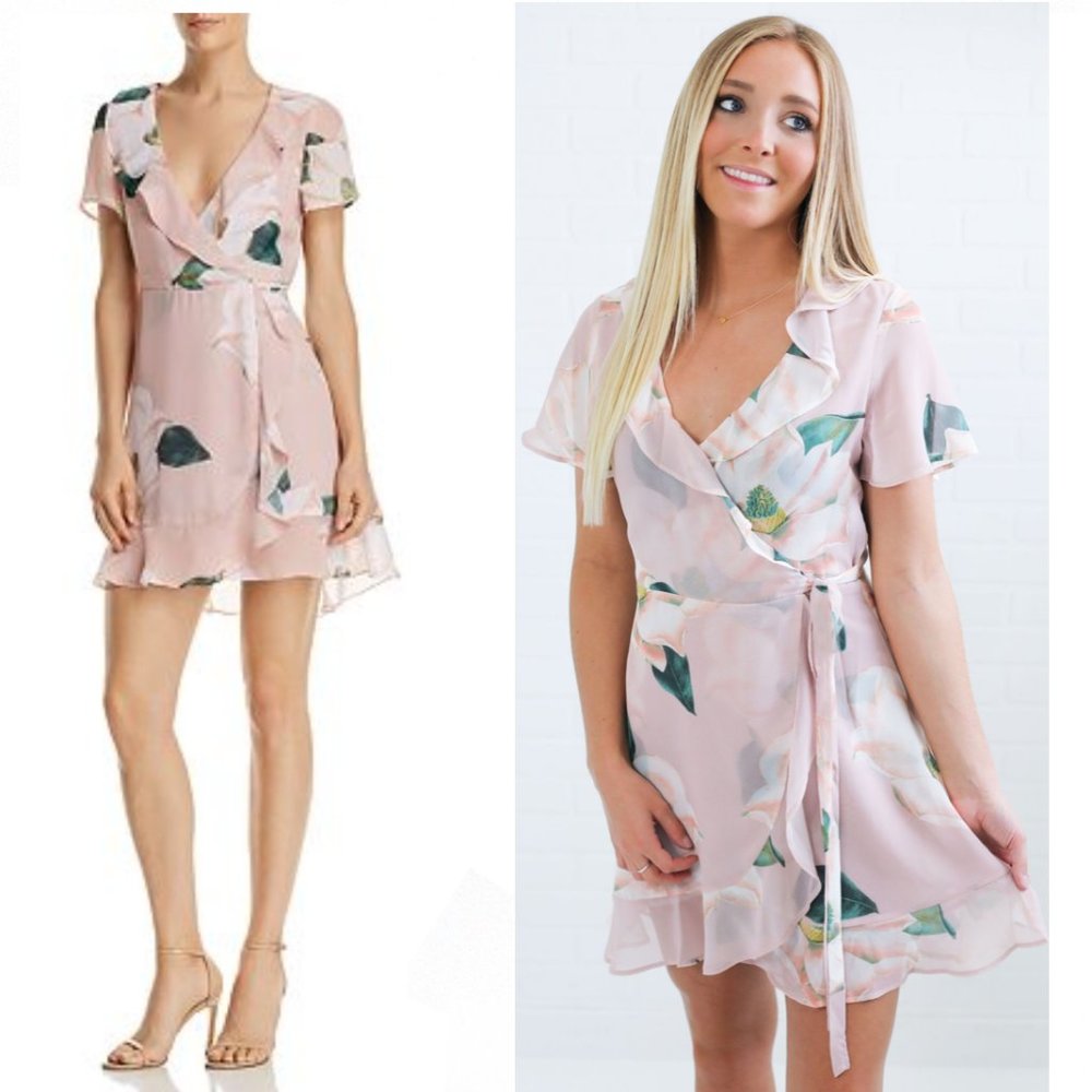 SHOW ME YOUR MUMU Winnie wrap dress floral print